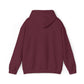 Moonlit Reader’s Society Hoodie – Cozy Book Lover Pullover for Night Readers (Maroon)