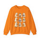 Cute Ghost Unisex Sweatshirt – Cozy Fall & Halloween Crewneck for Book Lovers, Coffee Drinkers & Pumpkin Season