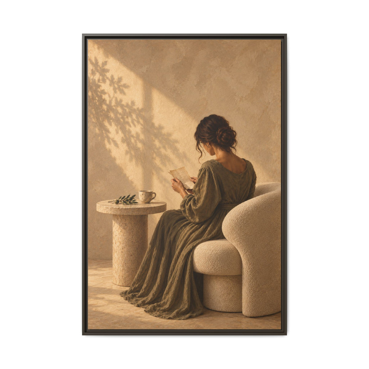 The Letter She Kept No. 35 — Figurative Woman Reading Wall Art