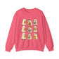 Cute Ghost Unisex Sweatshirt – Cozy Fall & Halloween Crewneck for Book Lovers, Coffee Drinkers & Pumpkin Season