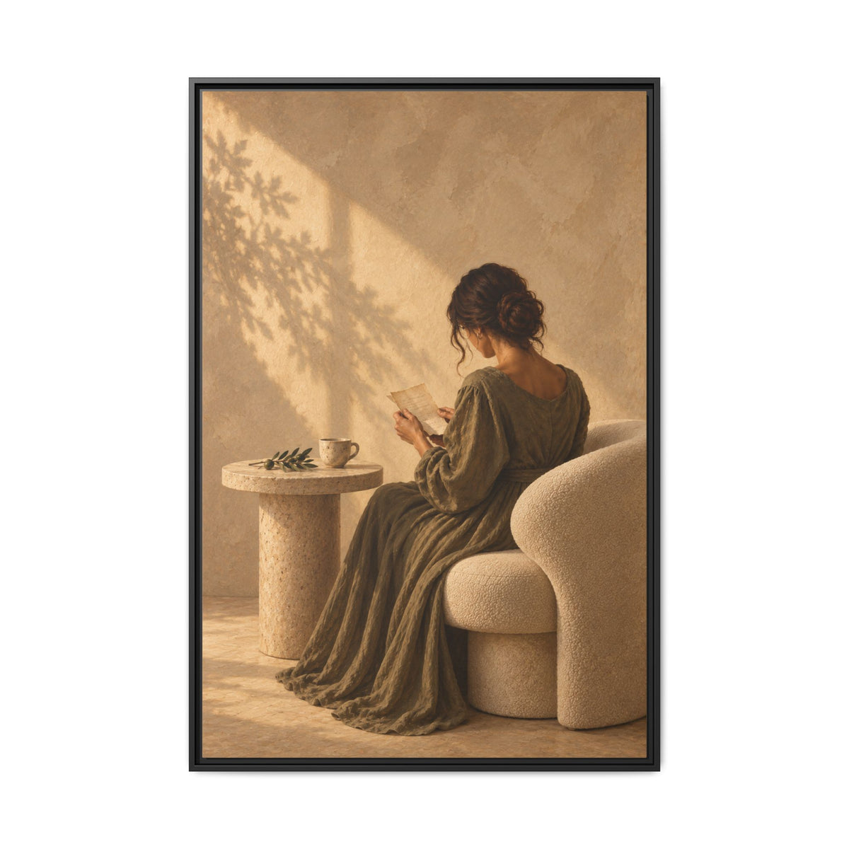 The Letter She Kept No. 35 — Figurative Woman Reading Wall Art