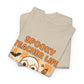 Spooky Teacher Life Halloween Unisex T-Shirt – Cute Ghost Teacher Tee Fueled by Caffeine & Candy Corn – Fall Teacher Shirt
