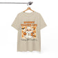 Spooky Teacher Life Halloween Unisex T-Shirt – Cute Ghost Teacher Tee Fueled by Caffeine & Candy Corn – Fall Teacher Shirt