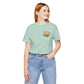 Emotional Support Latte Unisex T-Shirt – Bella + Canvas Coffee Lover Tee, Cozy Aesthetic Fall Shirt, Small Front + Big Back Design