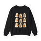 Cute Ghost Unisex Sweatshirt – Cozy Fall & Halloween Crewneck for Book Lovers, Coffee Drinkers & Pumpkin Season