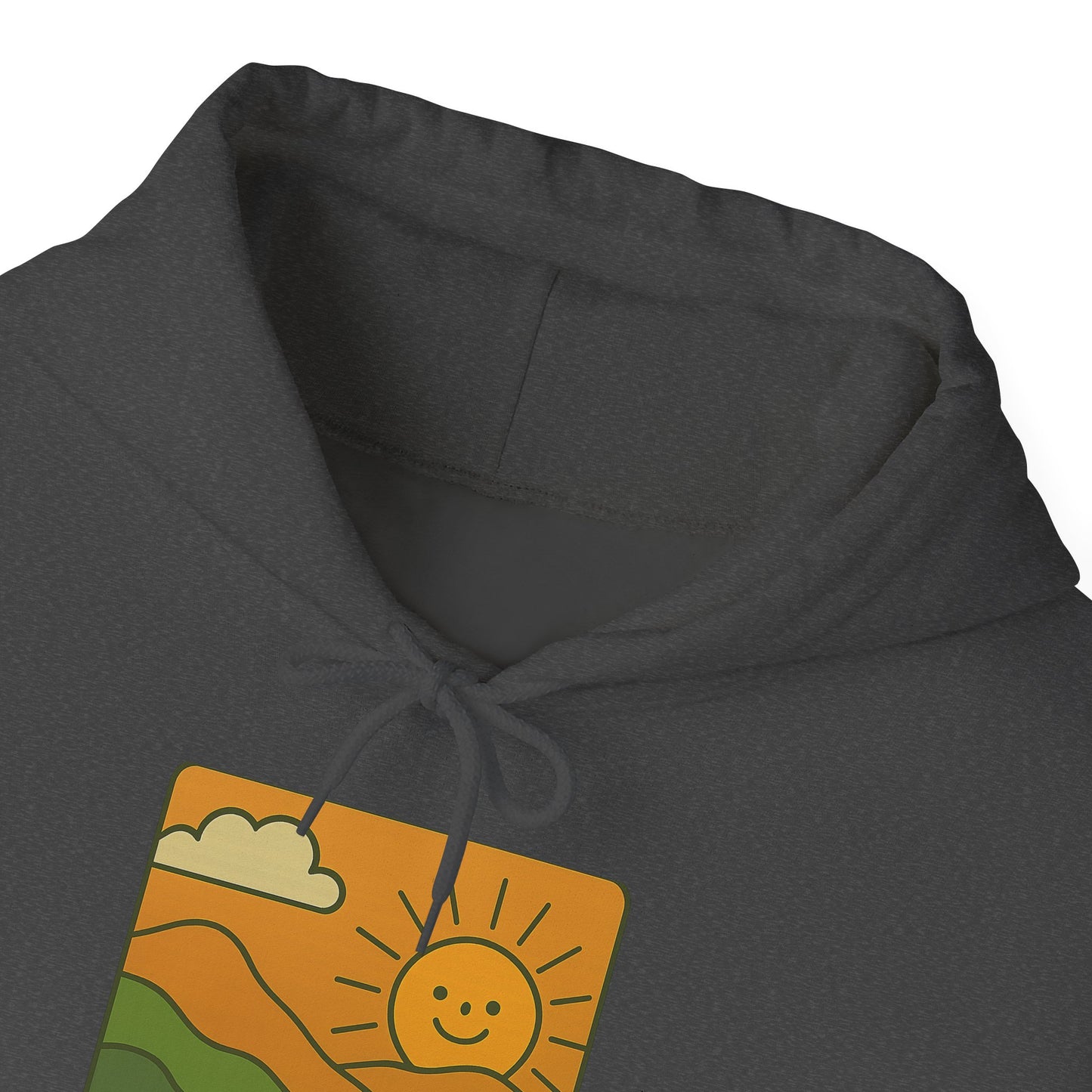 Good Vibes Retro Hoodie – Unisex Oversized Vintage Graphic Sweatshirt