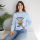 Emotional Support Latte Sweatshirt – Cozy Fall Crewneck for Coffee Lovers, Aesthetic Oversized Pullover