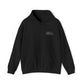 Minimal “Tired + Thriving” Embodied hoodie. Cozy fleece, unisex fit, durable chest graphic—everyday streetwear for busy days that still thrive.
