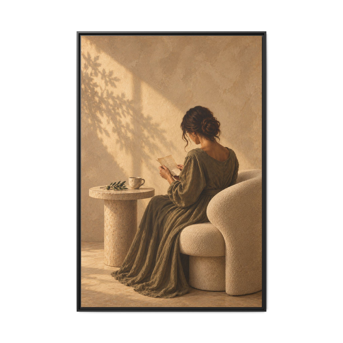 The Letter She Kept No. 35 — Figurative Woman Reading Wall Art