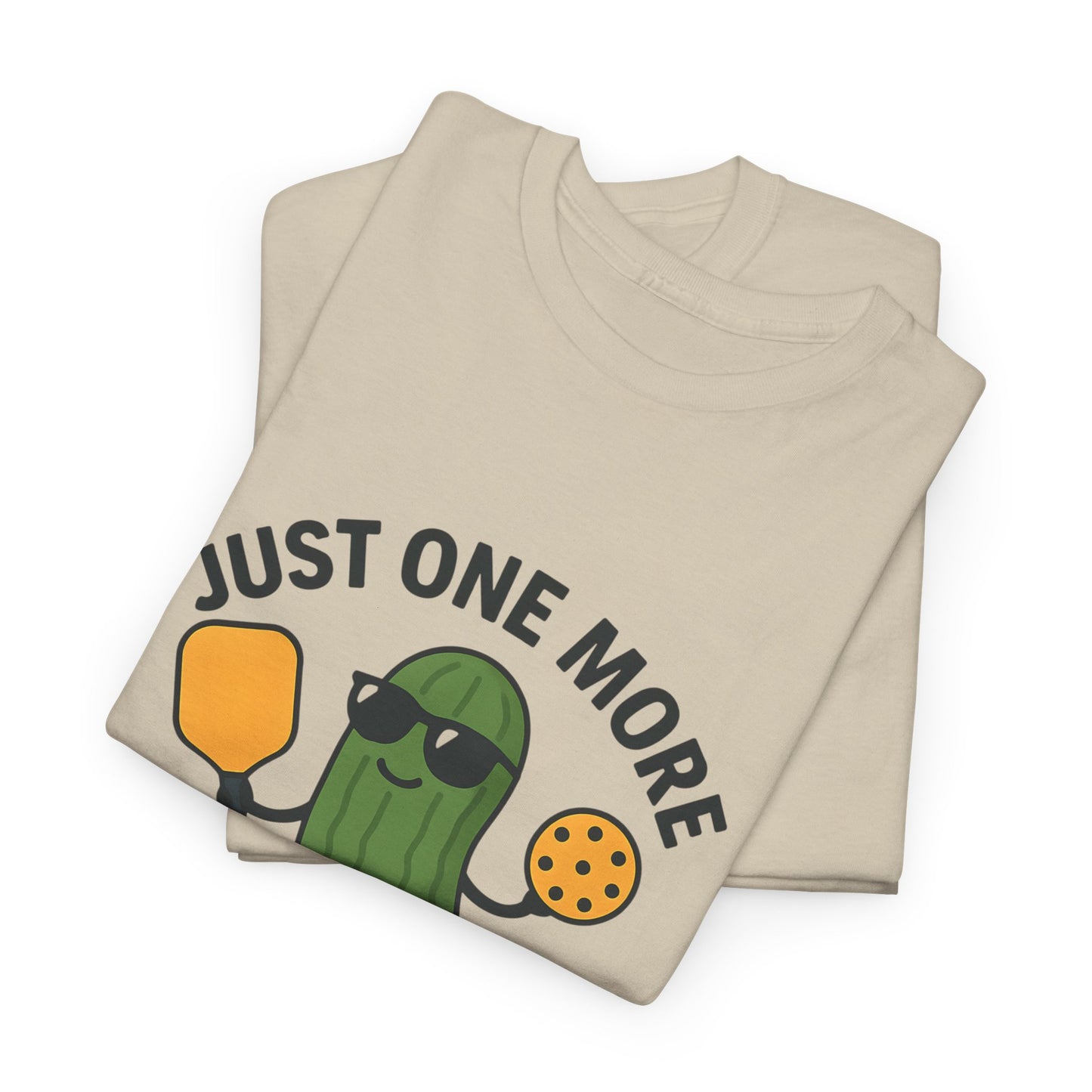 Just One More Game Pickleball T-Shirt – Funny Pickleball Graphic Tee for Men & Women | Pickleball Gift Idea