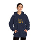 Moonlit Reader’s Society Hoodie – Cozy Book Lover Pullover for Night Readers (Maroon)