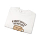 Emotional Support Latte Sweatshirt – Cozy Fall Crewneck for Coffee Lovers, Aesthetic Oversized Pullover