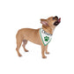 Custom Dog Bandana with Name – Personalized Pet Bandana with Paw Print – Adjustable Dog Scarf for Small to Large Dogs