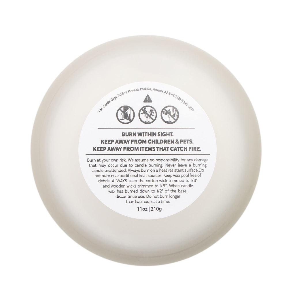 Quiet Orbit No.23 — Oakmoss & Amber Scented Candle | 11oz Frosted Glass Candle