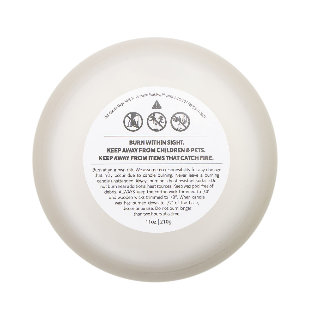 Quiet Orbit No.23 — Oakmoss & Amber Scented Candle | 11oz Frosted Glass Candle