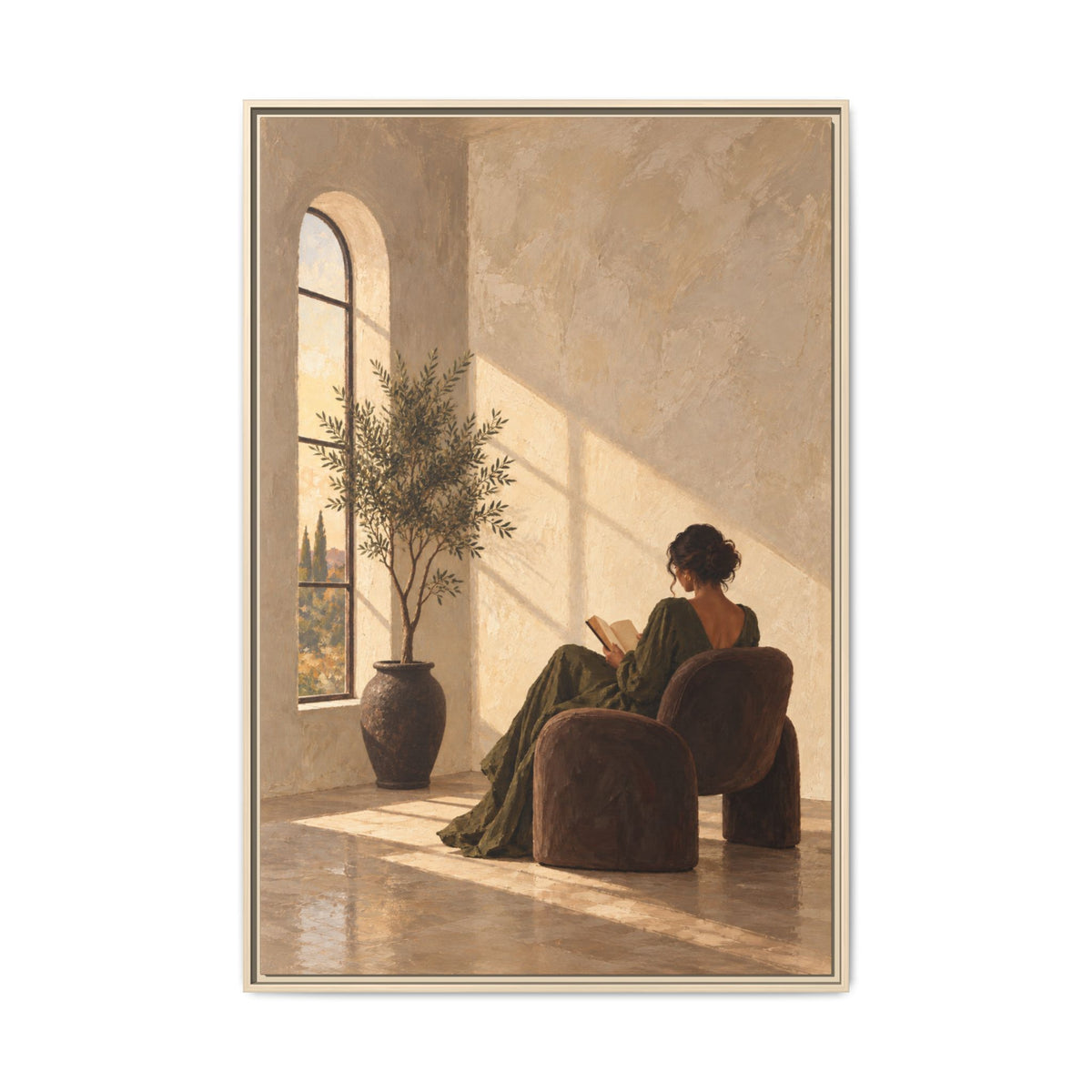 Afterlight Reader No. 34 | Figurative Woman Reading Wall Art