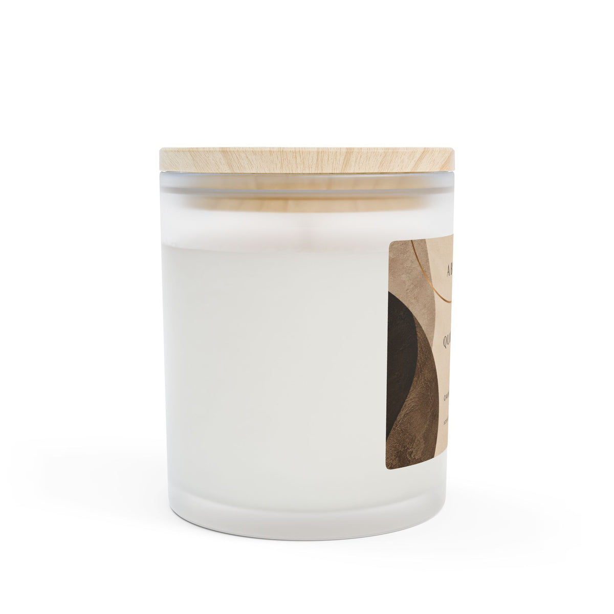 Quiet Orbit No.23 — Oakmoss & Amber Scented Candle | 11oz Frosted Glass Candle