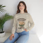Emotional Support Latte Sweatshirt – Cozy Fall Crewneck for Coffee Lovers, Aesthetic Oversized Pullover
