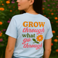 Bloom Boldly Graphic Tee – Retro Floral Aesthetic Shirt for Women | Cottagecore Garden T-Shirt