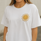 "Happy Is The New Rich T-Shirt – Smiley Face Front & Retro Quote Back | Positive Vibes Tee"
