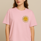 "Happy Is The New Rich T-Shirt – Smiley Face Front & Retro Quote Back | Positive Vibes Tee"