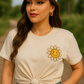 "Happy Is The New Rich T-Shirt – Smiley Face Front & Retro Quote Back | Positive Vibes Tee"