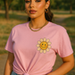 "Happy Is The New Rich T-Shirt – Smiley Face Front & Retro Quote Back | Positive Vibes Tee"