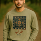 Dream Calligraphy Shirt – Arabic Aesthetic Long Sleeve – Modern Minimal Tile Art Graphic Tee – Cultural Unisex Top – Artsy Gift Idea
