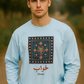 Dream Calligraphy Shirt – Arabic Aesthetic Long Sleeve – Modern Minimal Tile Art Graphic Tee – Cultural Unisex Top – Artsy Gift Idea