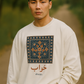 Dream Calligraphy Shirt – Arabic Aesthetic Long Sleeve – Modern Minimal Tile Art Graphic Tee – Cultural Unisex Top – Artsy Gift Idea