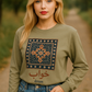Dream Calligraphy Shirt – Arabic Aesthetic Long Sleeve – Modern Minimal Tile Art Graphic Tee – Cultural Unisex Top – Artsy Gift Idea