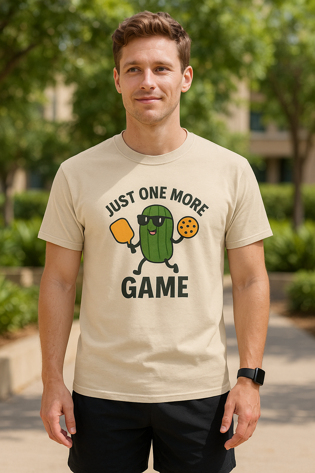Just One More Game Pickleball T-Shirt – Funny Pickleball Graphic Tee for Men & Women | Pickleball Gift Idea