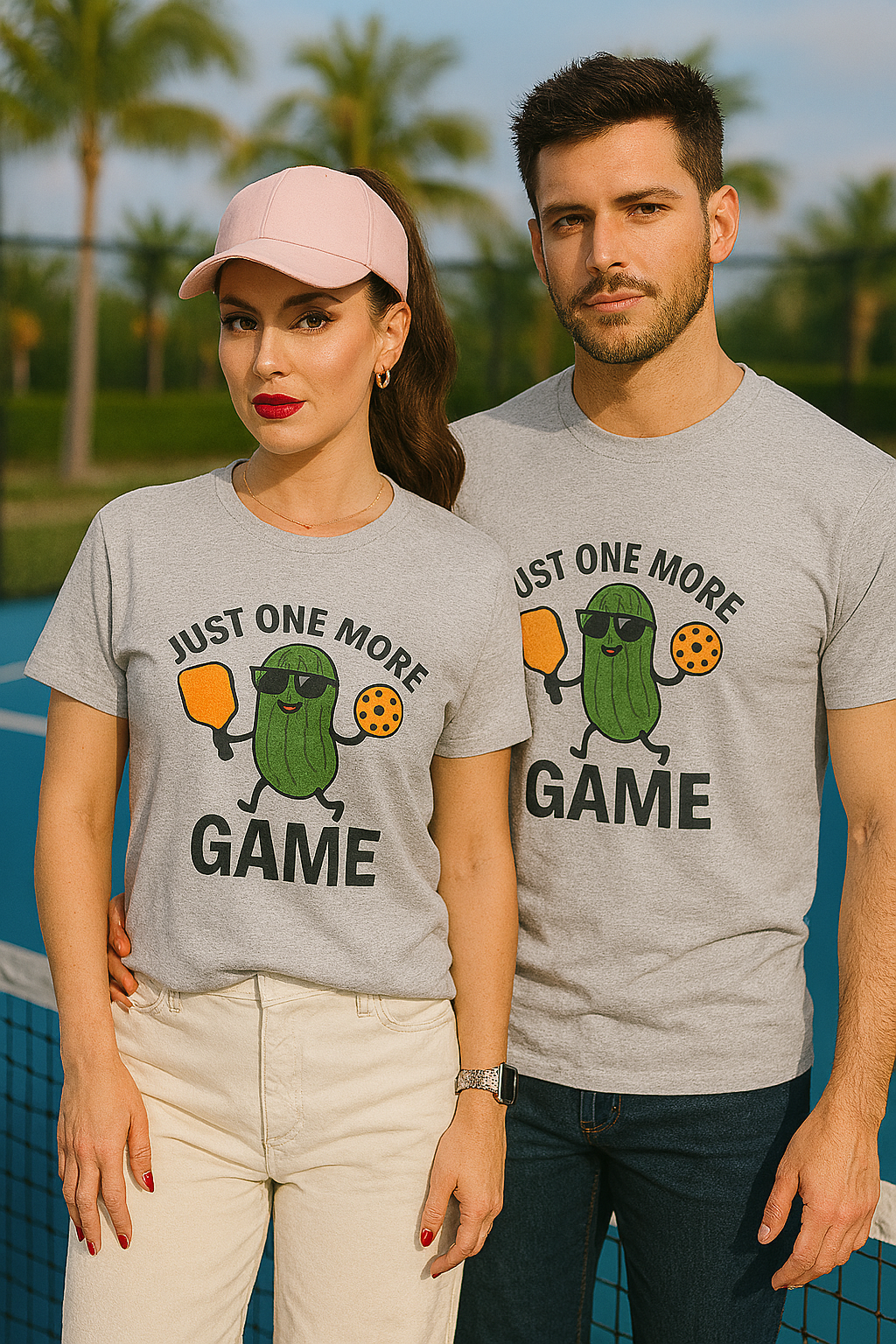 Just One More Game Pickleball T-Shirt – Funny Pickleball Graphic Tee for Men & Women | Pickleball Gift Idea