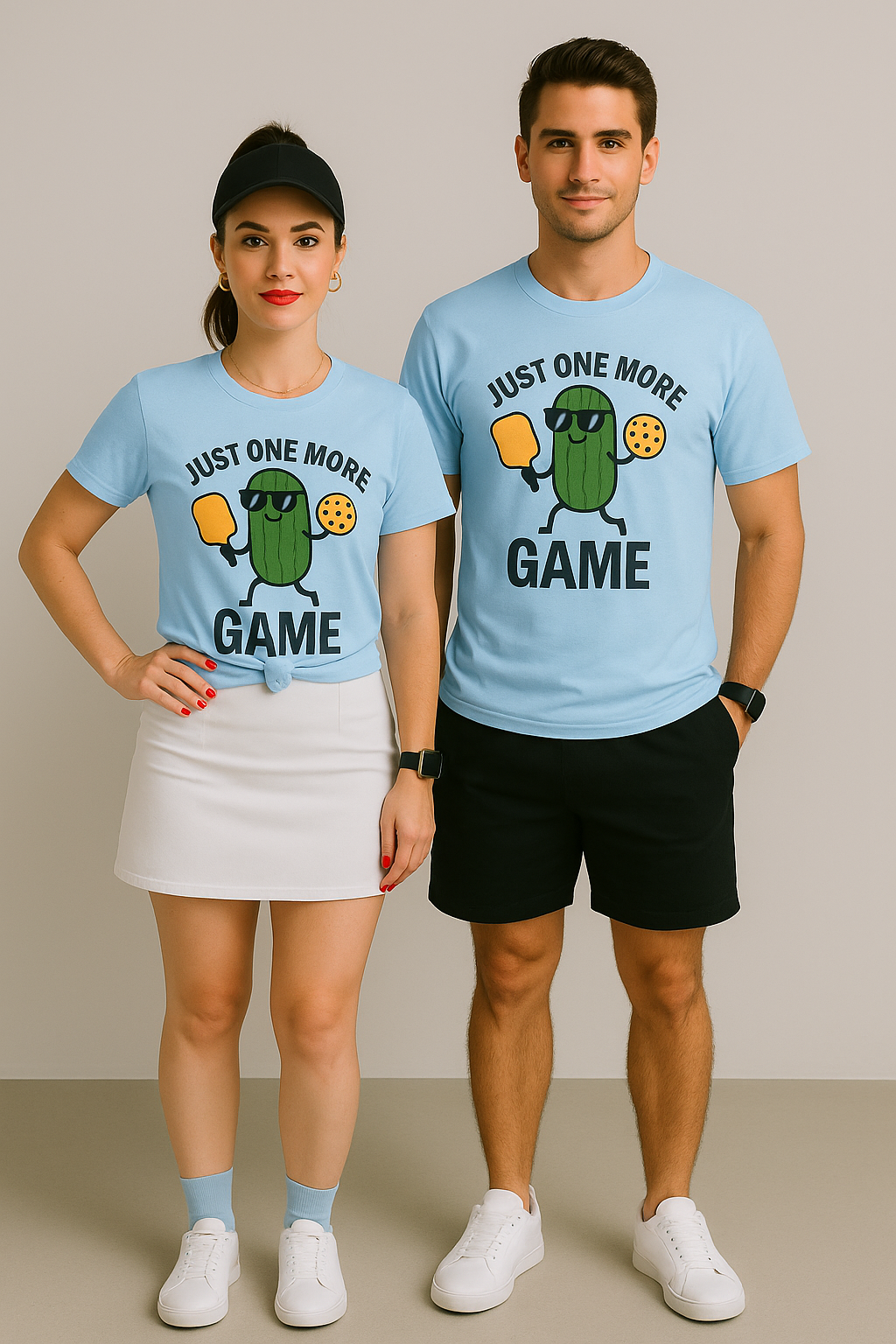 Just One More Game Pickleball T-Shirt – Funny Pickleball Graphic Tee for Men & Women | Pickleball Gift Idea