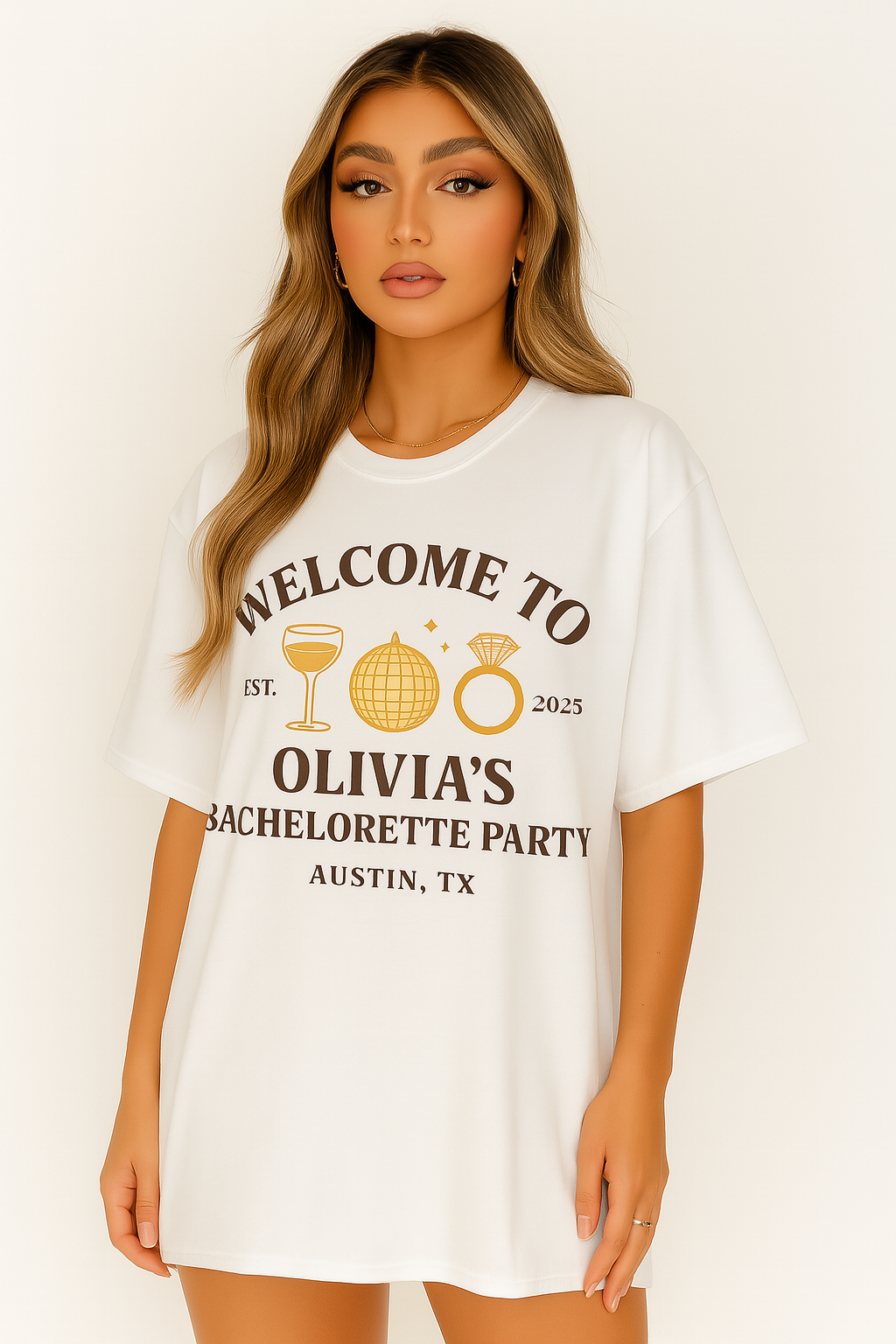 Custom Bachelorette Party Shirt | Bride Tribe Tee | Personalized Bach Weekend Shirt | Matching Bridal Party Gift | Any City & Year