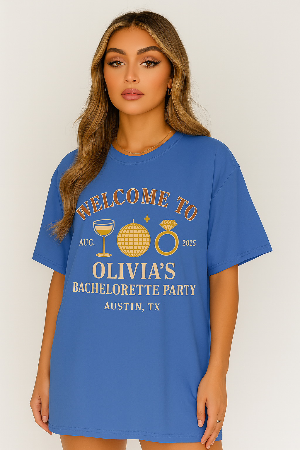Custom Bachelorette Party Shirt | Bride Tribe Tee | Personalized Bach Weekend Shirt | Matching Bridal Party Gift | Any City & Year
