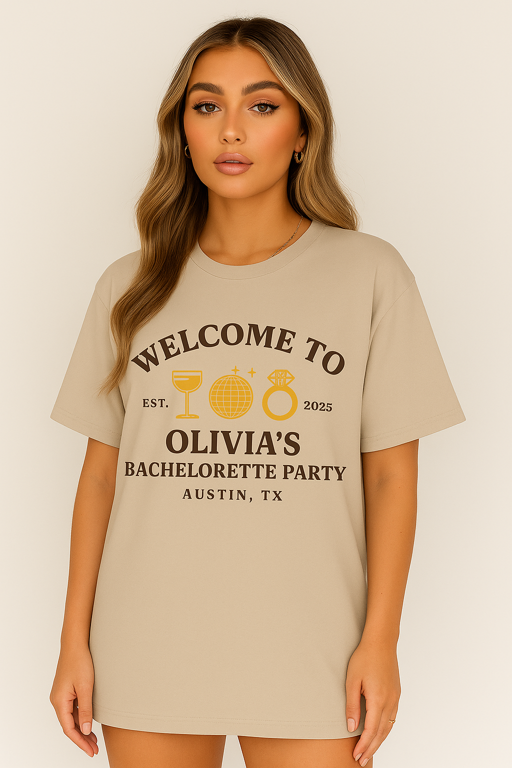 Custom Bachelorette Party Shirt | Bride Tribe Tee | Personalized Bach Weekend Shirt | Matching Bridal Party Gift | Any City & Year