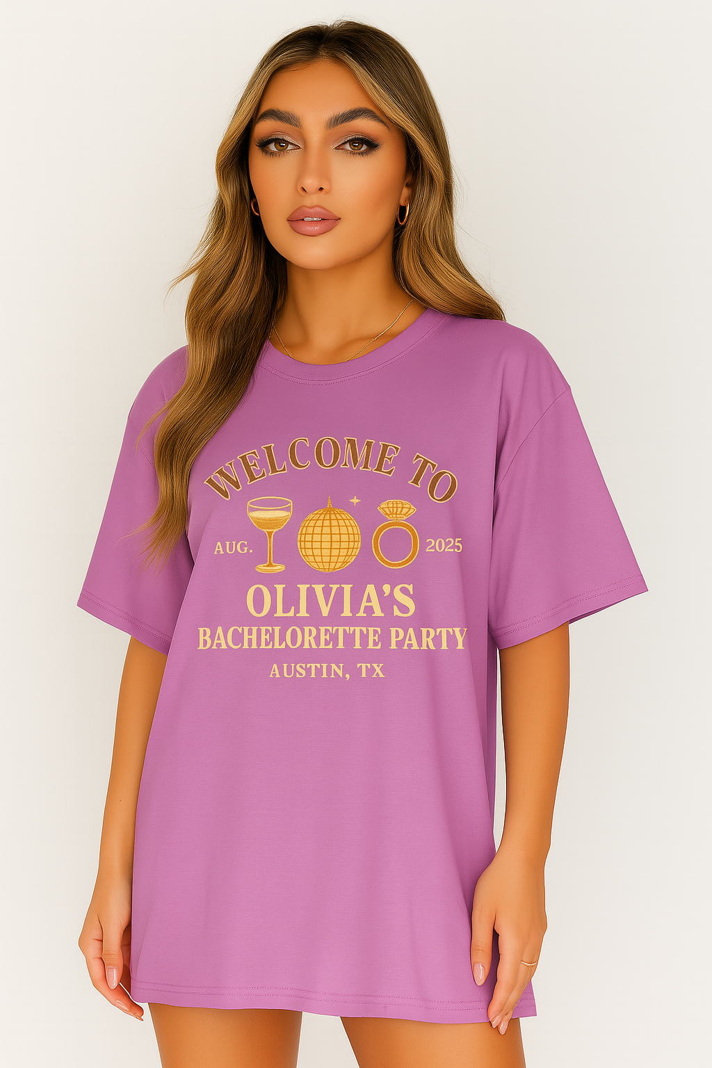 Custom Bachelorette Party Shirt | Bride Tribe Tee | Personalized Bach Weekend Shirt | Matching Bridal Party Gift | Any City & Year