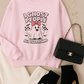 "I Ghost People All Year Round" Funny Halloween Sweatshirt – Cute Spooky Ghost Crewneck for Women – Cozy Fall Graphic Pullover