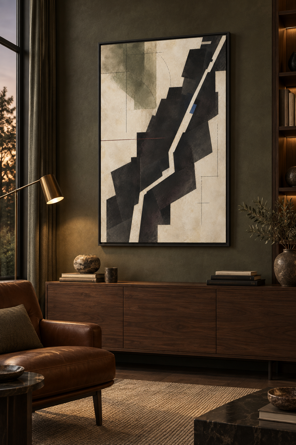 Unwritten Coordinates No. 30 | Abstract Canvas Wall Art