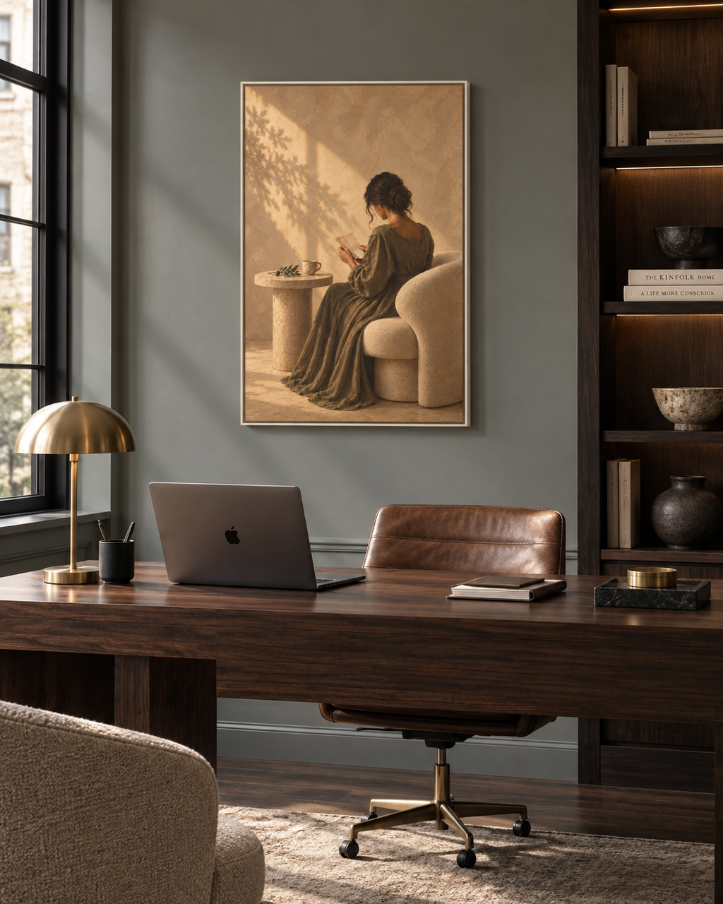 The Letter She Kept No. 35 — Figurative Woman Reading Wall Art