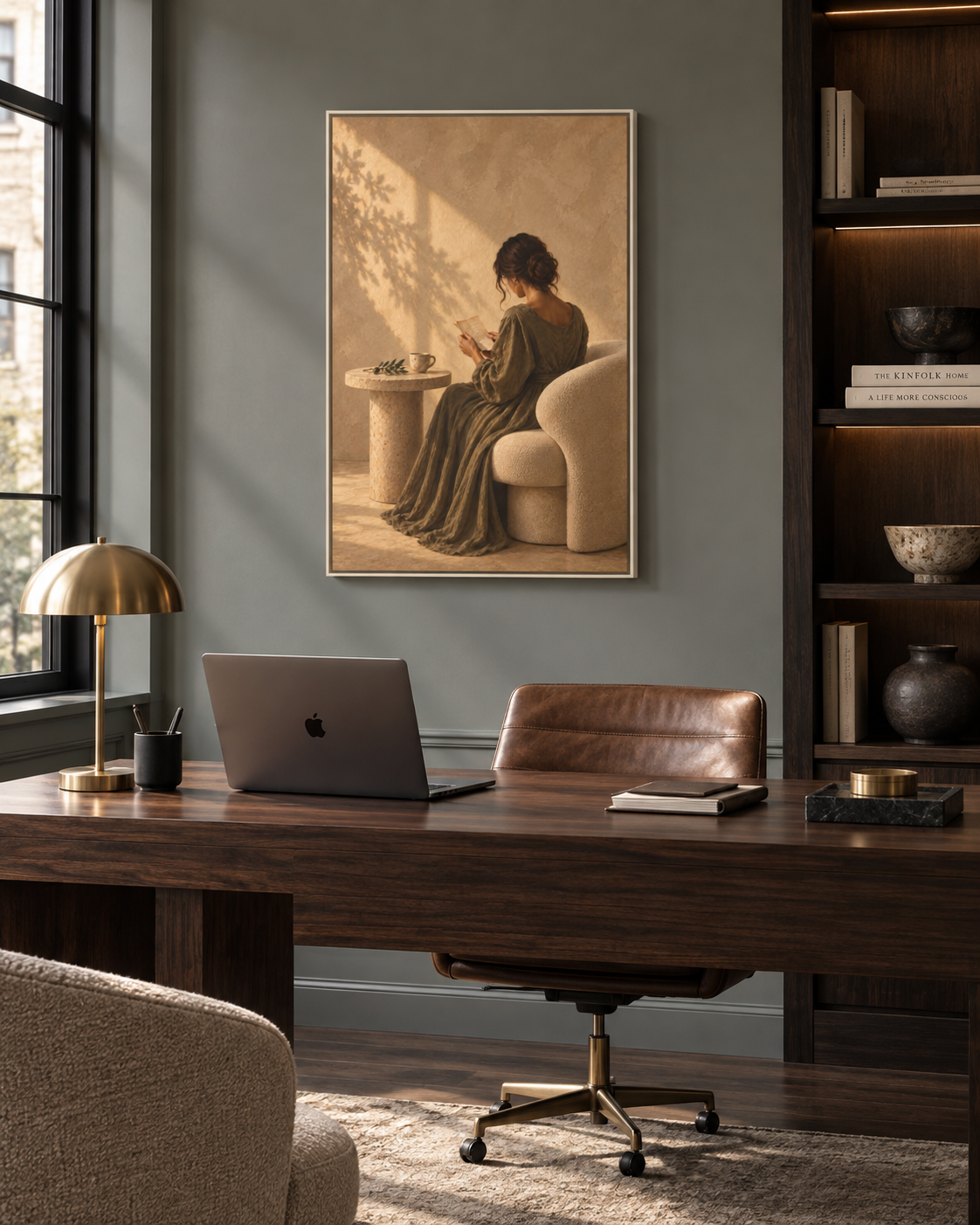 The Letter She Kept No. 35 — Figurative Woman Reading Wall Art