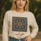 Dream Calligraphy Shirt – Arabic Aesthetic Long Sleeve – Modern Minimal Tile Art Graphic Tee – Cultural Unisex Top – Artsy Gift Idea