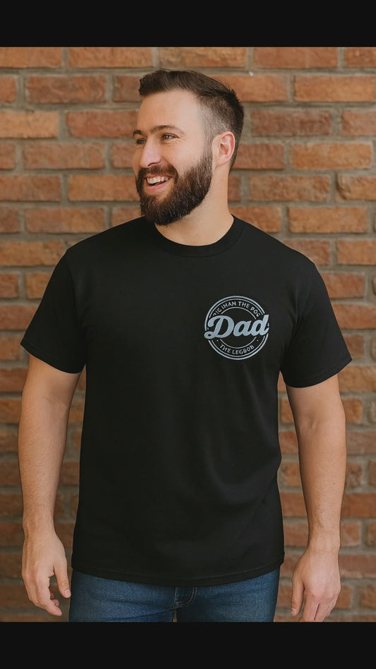 Dad Shirt – Husband. Daddy. Protector. Hero. | Father’s Day Gift | The Man The Myth The Legend Tee