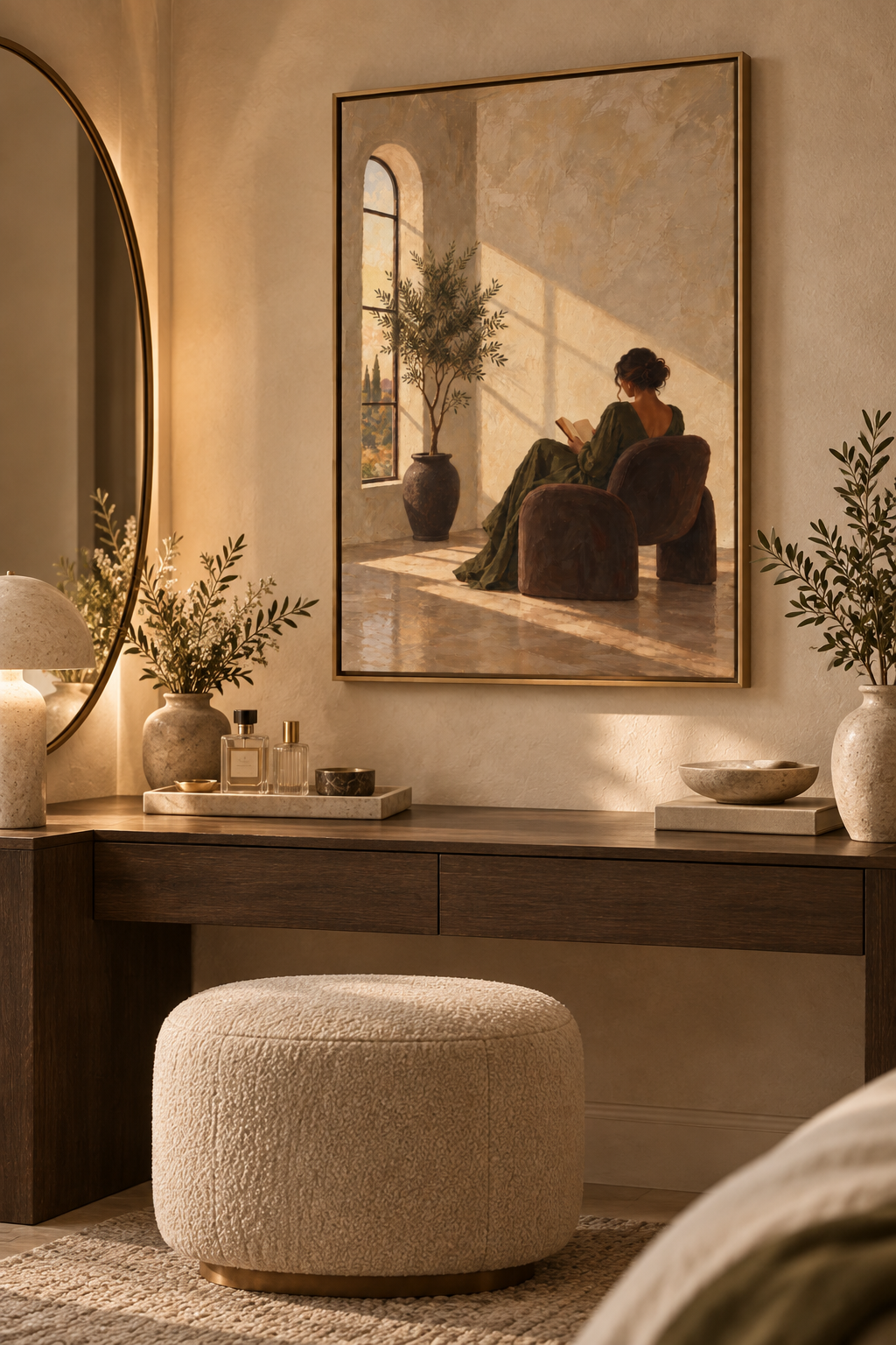 Afterlight Reader No. 34 | Figurative Woman Reading Wall Art