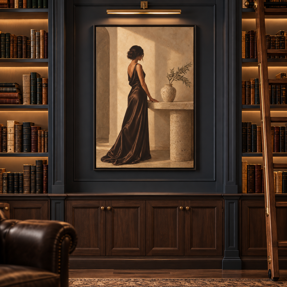 Solenne No. 35 | Figurative Woman Wall Art
