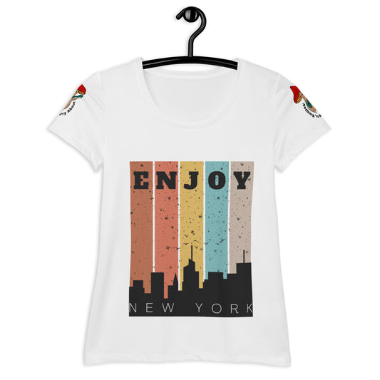 All-Over Print Women's Athletic T-shirt